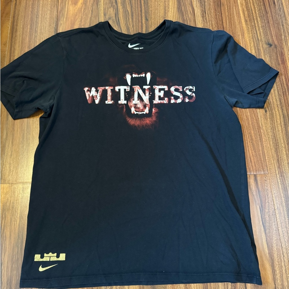 Nike Black Witness Short Sleeve Tee